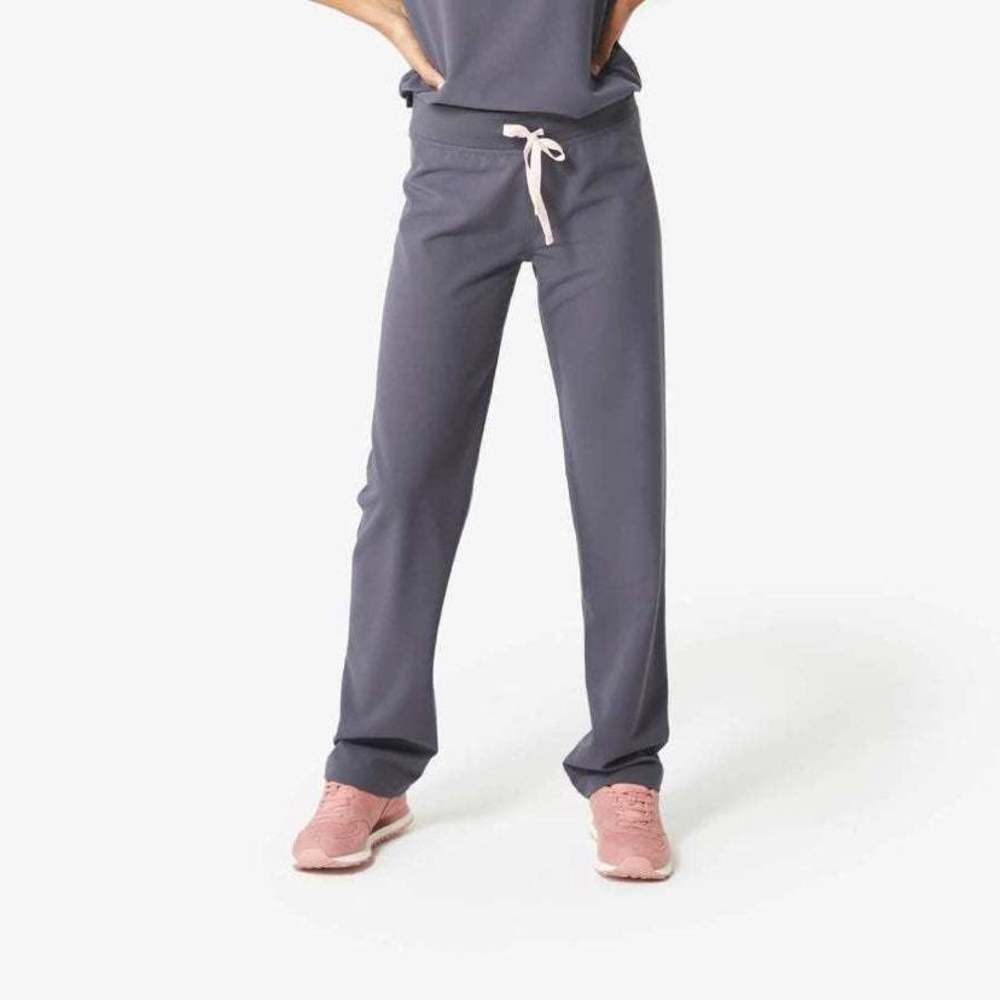 Fig's Women's Livingston Basic Scrub Pant Charcoal Gray